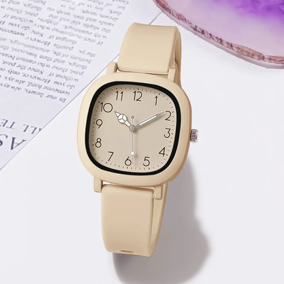 Fashion Brand Bear Women Quartz Watch with Silicone Band - Smarsty
