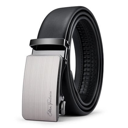 OYIFAN Genuine Leather Men Belt Adjustable Automatic Buckle - Smarsty