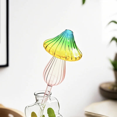 1/2 PCS Glass Automatic Watering Device Flower Plants Water Dripper Self Watering Spike Bulbs Shape Drip Irrigation System
