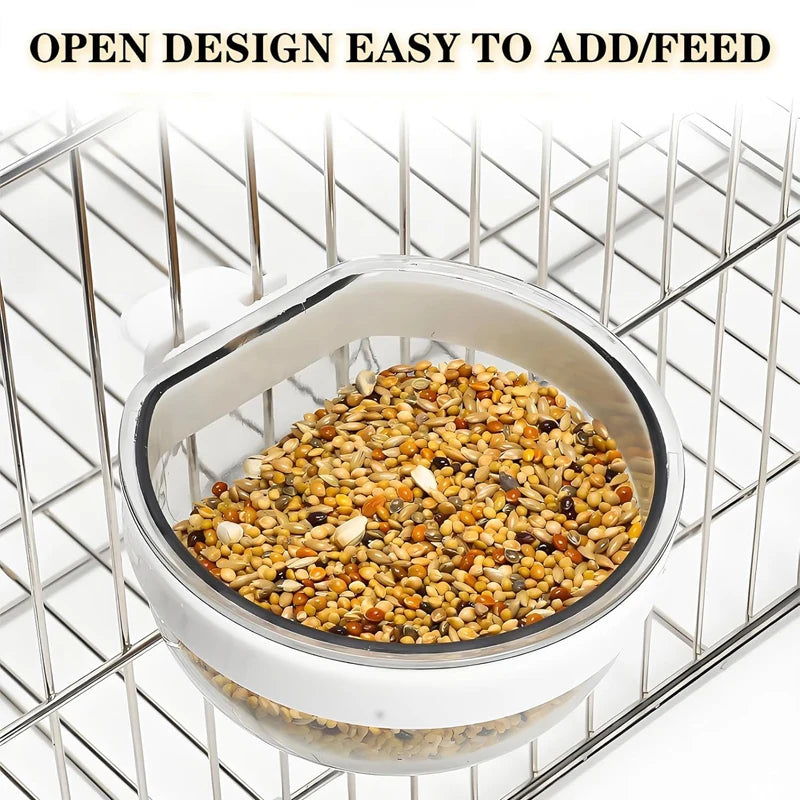 Detachable Plastic Bird Feeding Bowl with Convenient Hanging Design - Smarsty