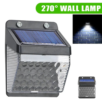 Solar Powered LED Motion Sensor Outdoor Wall Light - Smarsty