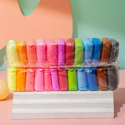 Colored Clay Child Modelling Craft Children Air Dry Clay With Hand Tools Stimulate Kids Early Learning Activities Interactive - Smarsty