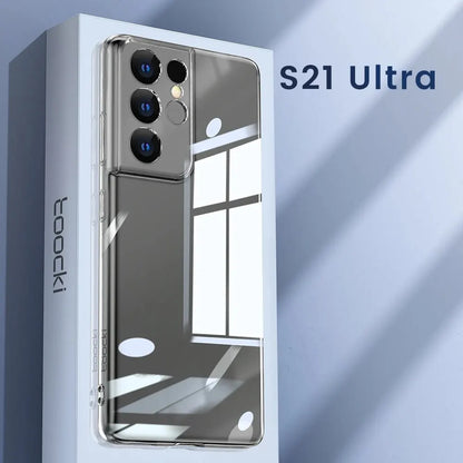 Clear TPU Phone Case For S21 S22 S23 S24 Dustproof - Smarsty