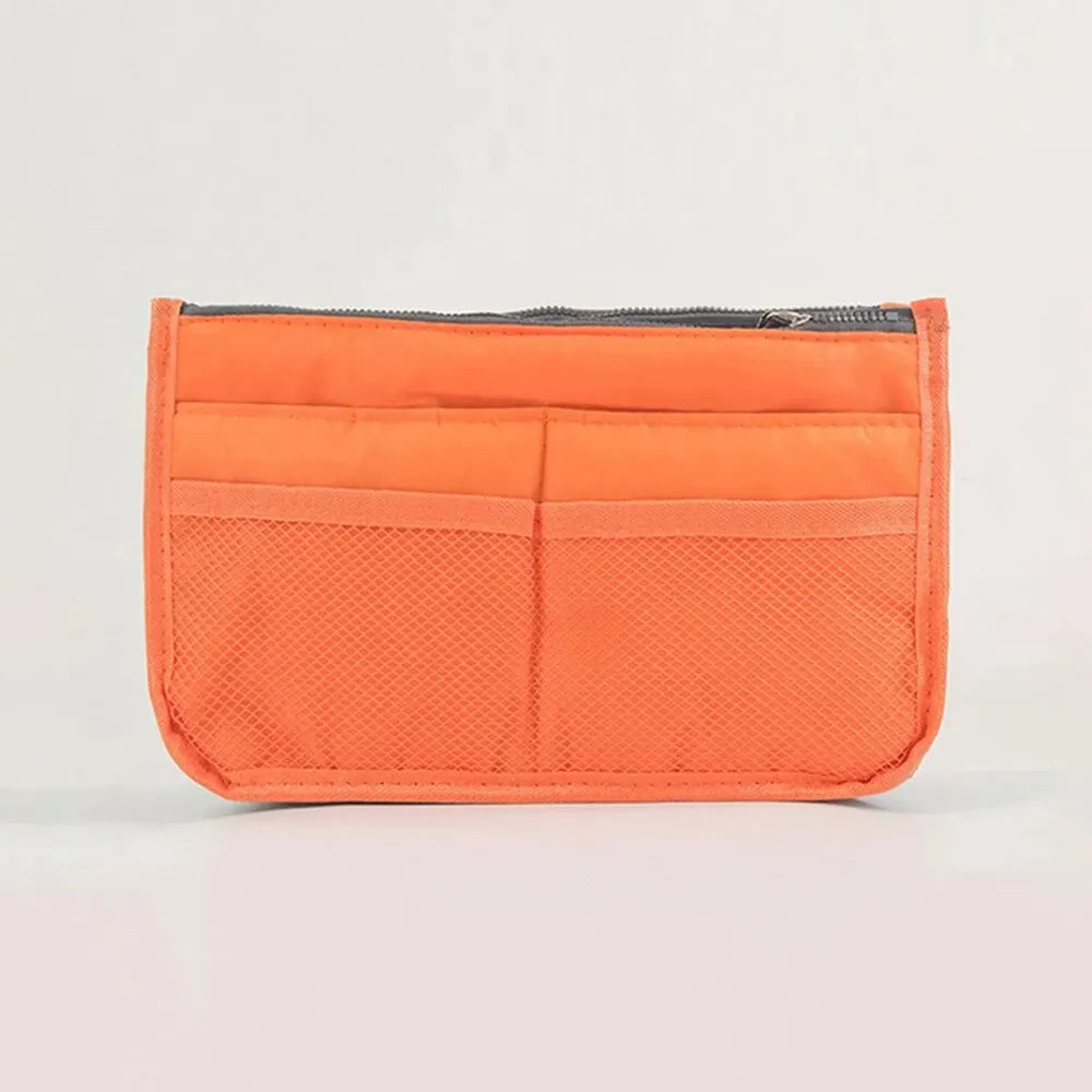 Multi Functional Large Capacity Makeup Bag Portable Double Zipper Toiletries Travel Storage Bag Mommy Bag Multi Pocket Cosmetic - Smarsty
