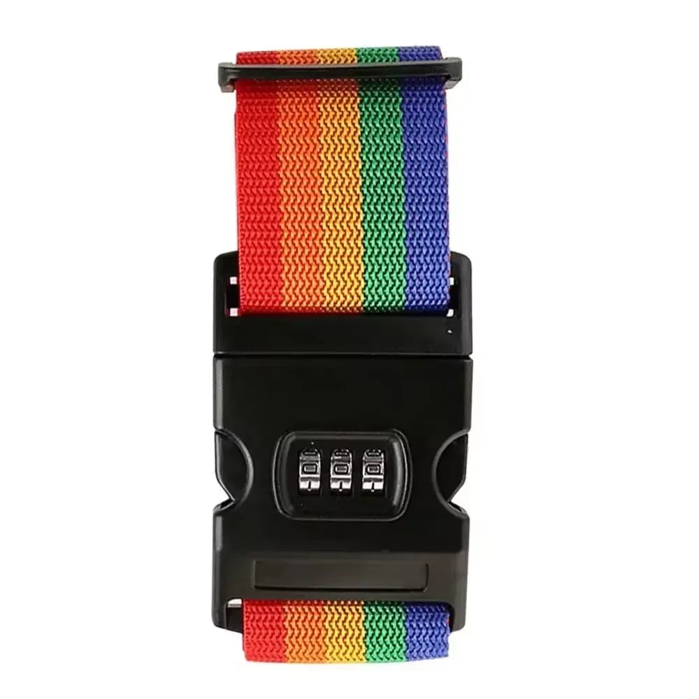 Luggage Strap Anti-theft Luggage Buckle  Password Adjustable Bundling Packing Baggage Belt Suitcase Trunk Belts Bag Accessories