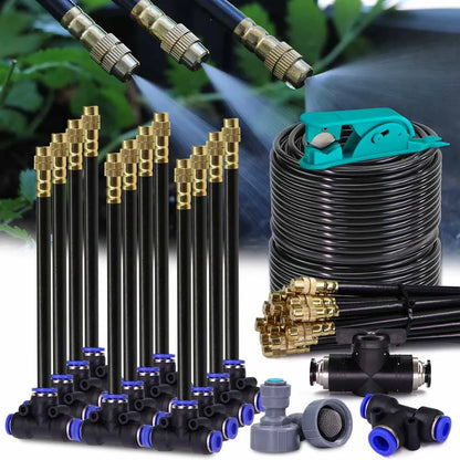 360 Degree Adjustable Misting Cooling System for Gardens - Smarsty