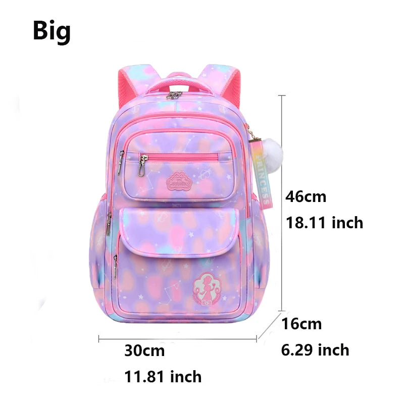 Pink Kids Backpack Waterproof Kawaii School Bag For Girls - Smarsty