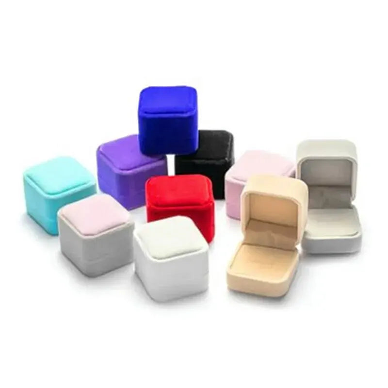 Velvet Jewelry Packaging Organizer Gift Box Set - Smarsty