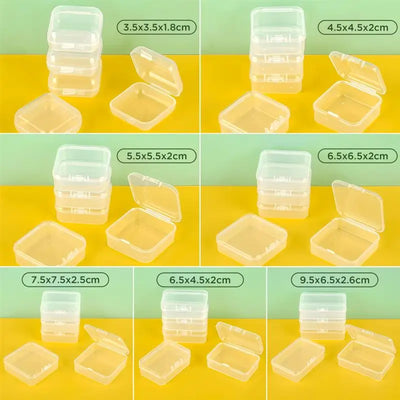 Translucent Plastic Jewelry Storage Box Set - Smarsty