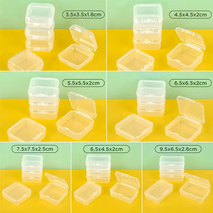 Translucent Plastic Jewelry Storage Box Set - Smarsty