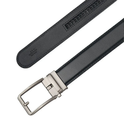 Men's Genuine Leather Click Belt Automatic Buckle High Quality - Smarsty