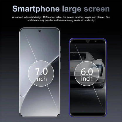 New 2025 HOT 15 Ultra 7.0HD Global Edition Original Smart Dual Card Facial Recognition Function 8000mAh Battery