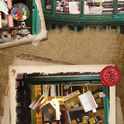 Magical Doll House Wooden Miniature DIY Assembly Building Model Kit Production of Small Room Toys Decorations with Furniture by Smarsty