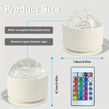 Northern Aurora LED Night Light Projector with Remote Control - Smarsty