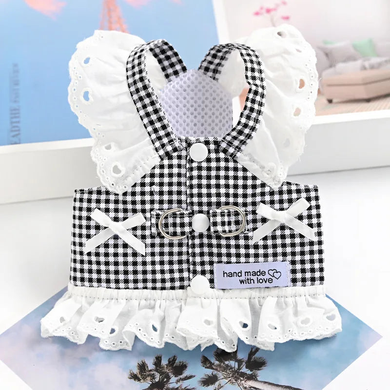 Lace Summer Harness Vest for Small Dogs - Smarsty