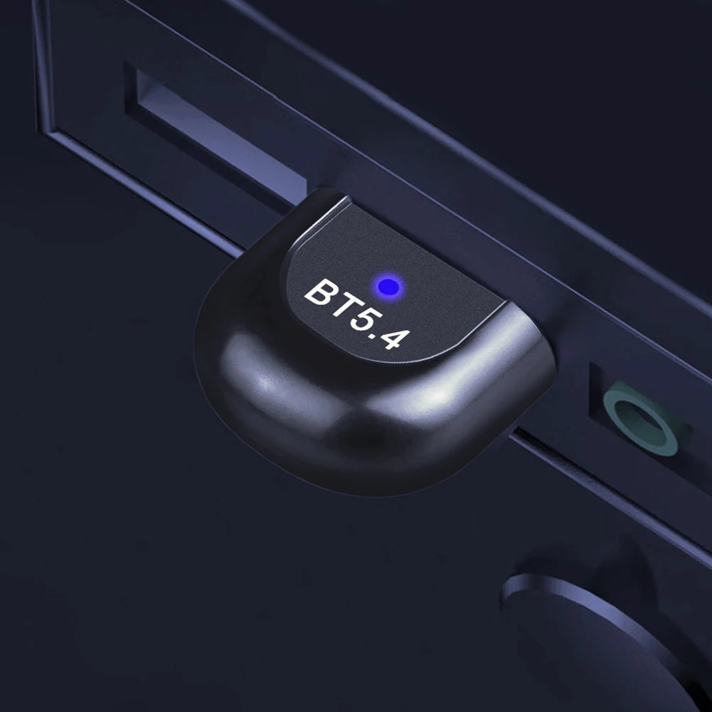 Bluetooth Adapter for PC USB Bluetooth 5.4 Dongle Bluetooth Receiver for Speaker Wireless Mouse Keyboard Music Audio Transmitter