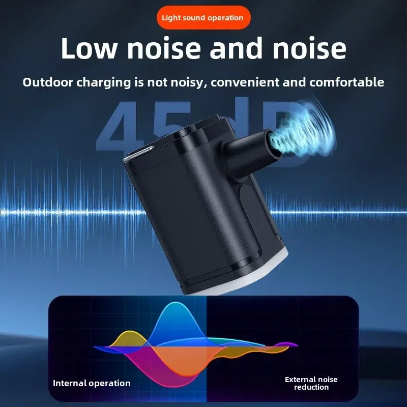 Cordless Wireless Inflation Pump Portable Air Compressor - Smarsty