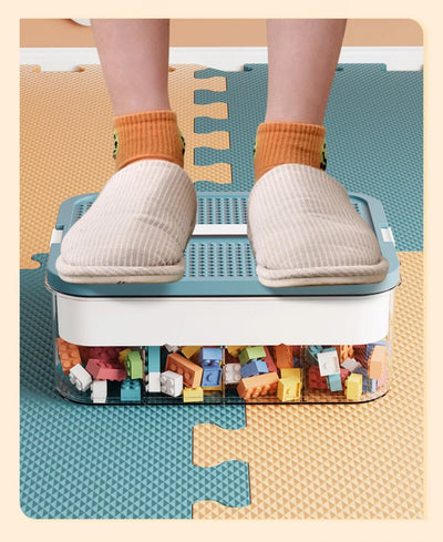 Plastic Lego Storage Box Children Jigsaw Puzzle Building Block Lego Container Classification Part Sort Box Kidroom Toy Organizer - Smarsty