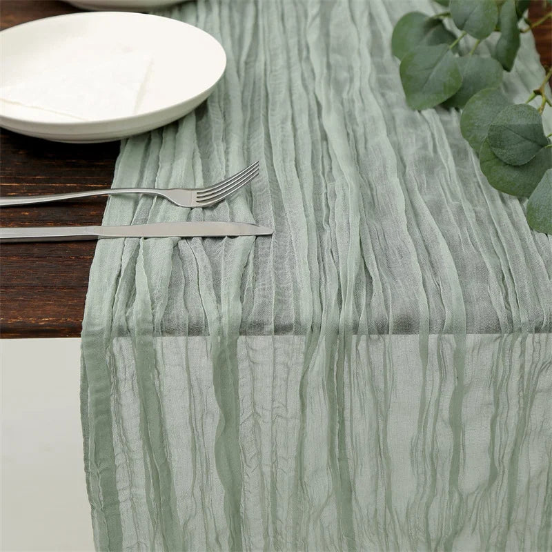 Bohemian Crinkle Tablecloth for Weddings and Events - Smarsty