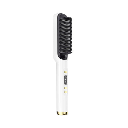 Electric Hot Comb Quick Hair Straightener with Anti-Scalding Feature - Smarsty