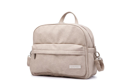 Soboba Solid Fashion Diaper Backpack for Baby Care Waterproof Multi-function Nappy Changing Bag for Mother Stylish Diaper Bags