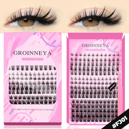 DIY Faux Mink Eyelash Extension Kit with Bond and Seal - Smarsty
