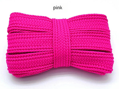 2cm Wider Flat Shoelaces New Casual Sneakers Laces for Shoes Fashion Rope Shoelace 100/120/140/160CM Shoes Accessories 1Pair - Smarsty