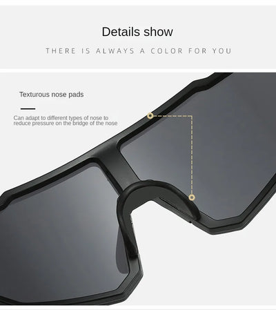 Cycling Sunglasses Sports Cycling Glasses Bike Eyewear MTB Dark Glasses Outdoor Bicycle Goggles for Men Women Sunglasses UV400 by Smarsty