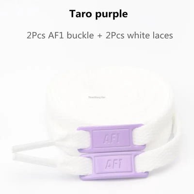 Original AF1 Shoelaces Combination White Flats laces and Shoe Decoration Suit Sneaker Shoelace Air Force one Shoes Accessories - Smarsty