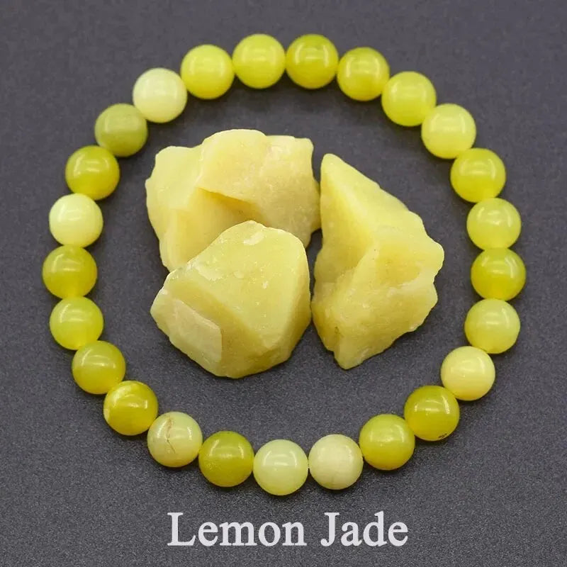 8MM Natural Epidote Zoisite Bead Bracelet for Healing - Smarsty