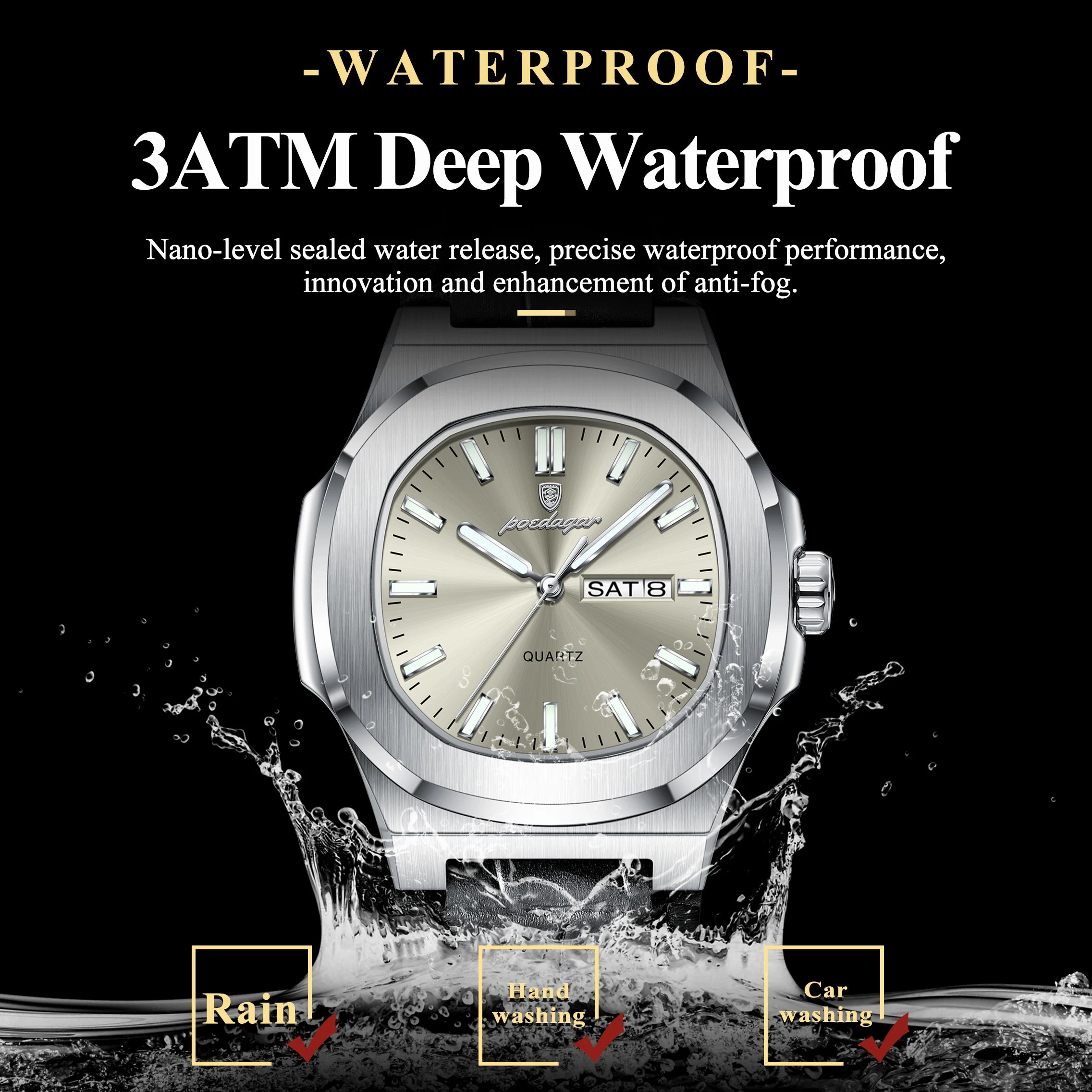 Luxury Luminous Waterproof Watch For Men - Smarsty
