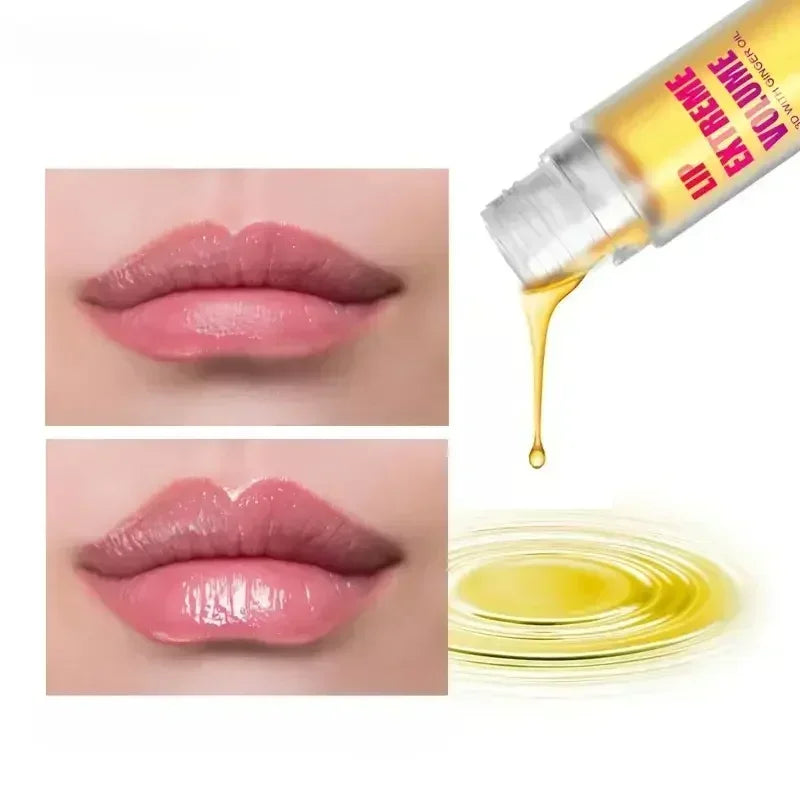 Ginger Mint Lip Plumper Oil for Fuller Youthful Lips - Smarsty