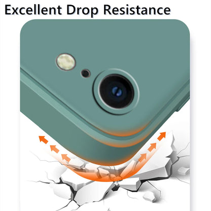 Smarsty Shockproof Soft TPU iPhone 8 Case Liquid Silicone Back -