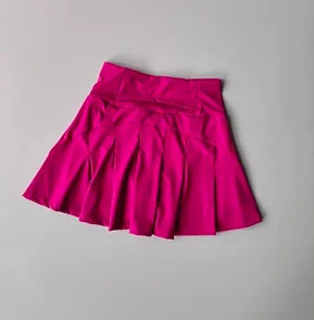 High Waisted Sports Short Skirt, Summer New Cool and Anti Glare Lined Shorts Women's Fitness Yoga Quick Drying A-line Skirt - Smarsty