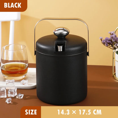 Portable Stainless Steel Ice Bucket for Outdoor Parties - Smarsty