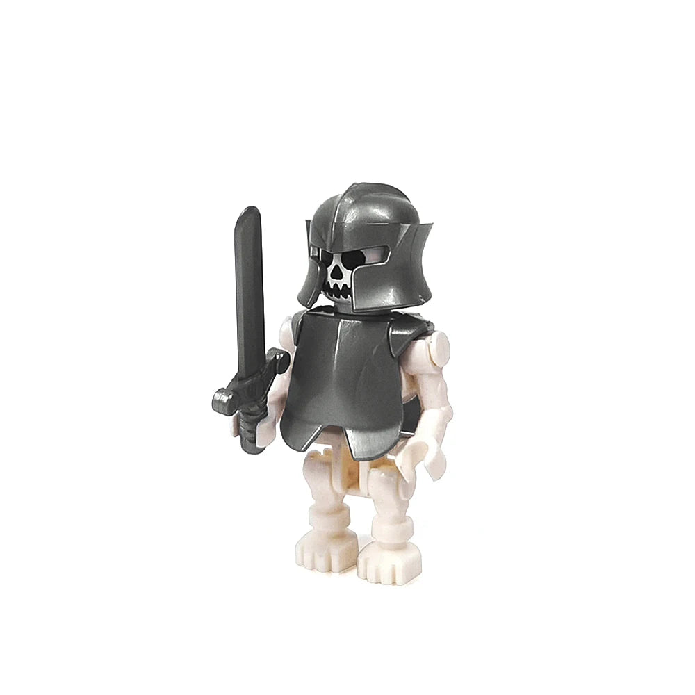 MOC Halloween Skeleton Army Mini Doll Building Blocks DIY Assembled Building Blocks Character Doll Skeleton Horse Ornaments Toy