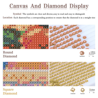DIY Round Diamond Painting Kit for Home Decor - Smarsty
