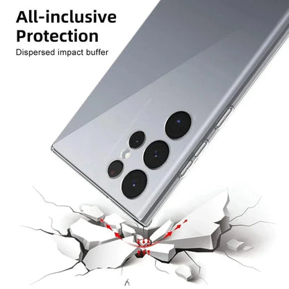 Soft Silicone Clear Case For Galaxy A53 Anti Fingerprint - Smarsty