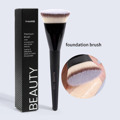 MAANGE Flat Round Makeup Brush for Flawless Application - Smarsty