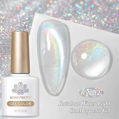 Born Pretty Rainbow Purple Magnetic Gel Nail Polish - Smarsty
