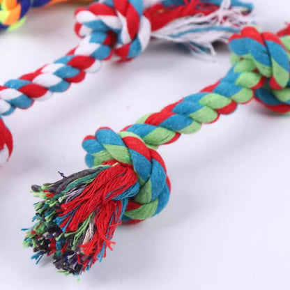 Durable Bite-Resistant Cotton Rope Dog Chew Toy - Smarsty