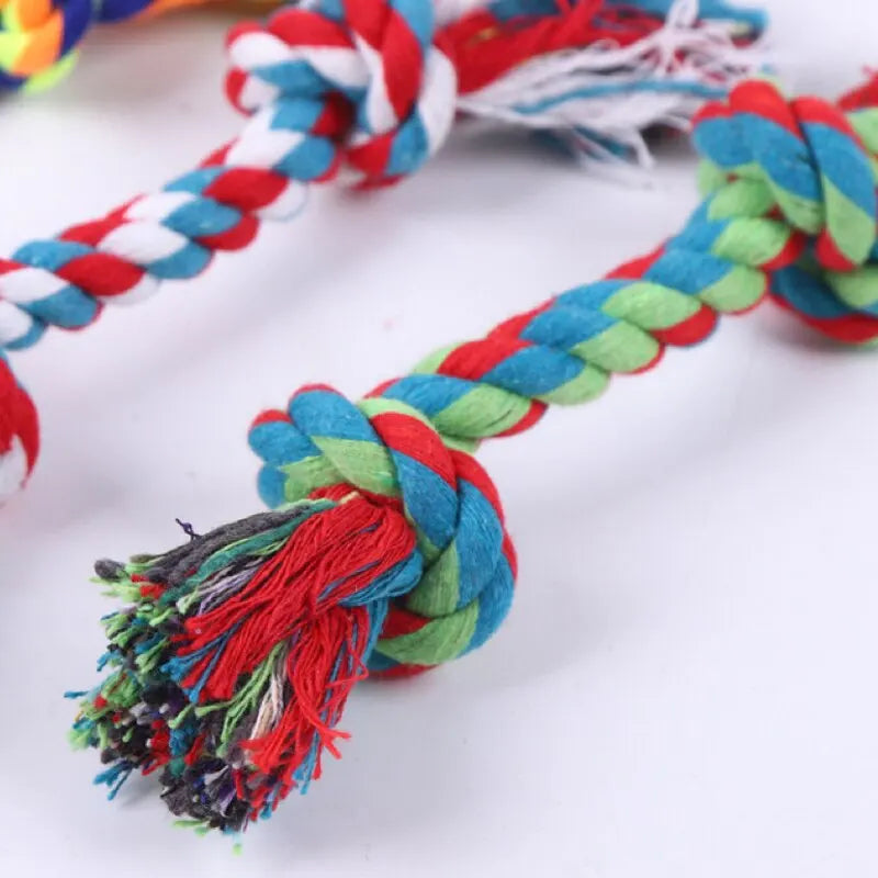 Durable Bite-Resistant Cotton Rope Dog Chew Toy - Smarsty