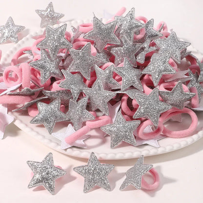 Cute Girls Hair Ties Soft No Harm Ponytail Holders 10Pack - Smarsty