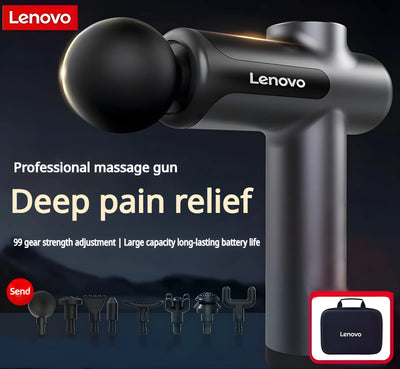 Lenovo Fascia Gun Muscle Relaxation Massager with LED Screen - Smarsty