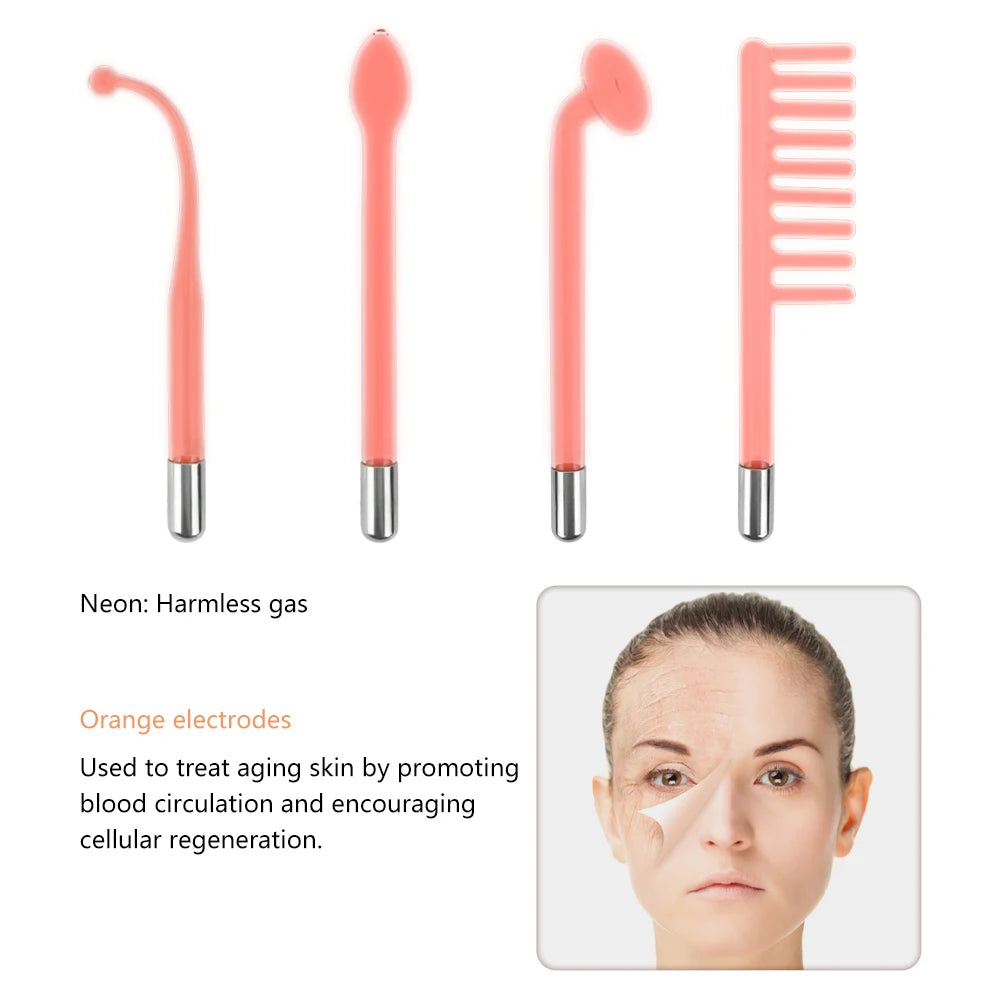 Portable High Frequency Facial Machine for Skin Rejuvenation - Smarsty