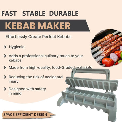Reusable Kebab Maker Tool for Easy BBQ Preparation - Smarsty