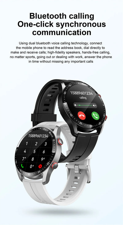 Bluetooth Call Smart Watch for Men with Health Tracking - Smarsty