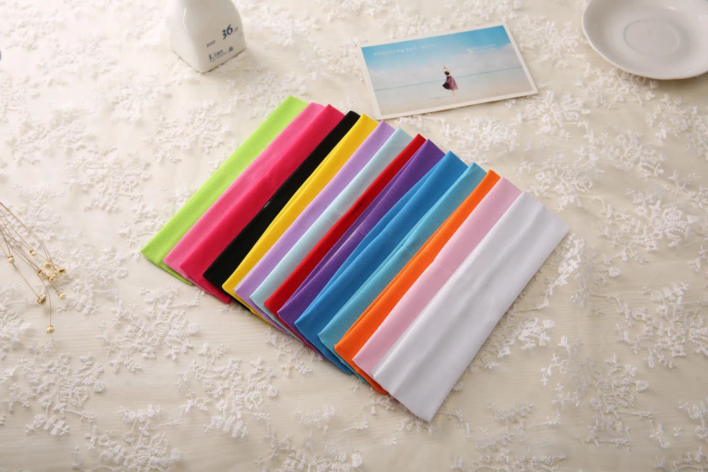 Stretchy Sports Yoga Headband Comfortable Breathable Cotton - Smarsty