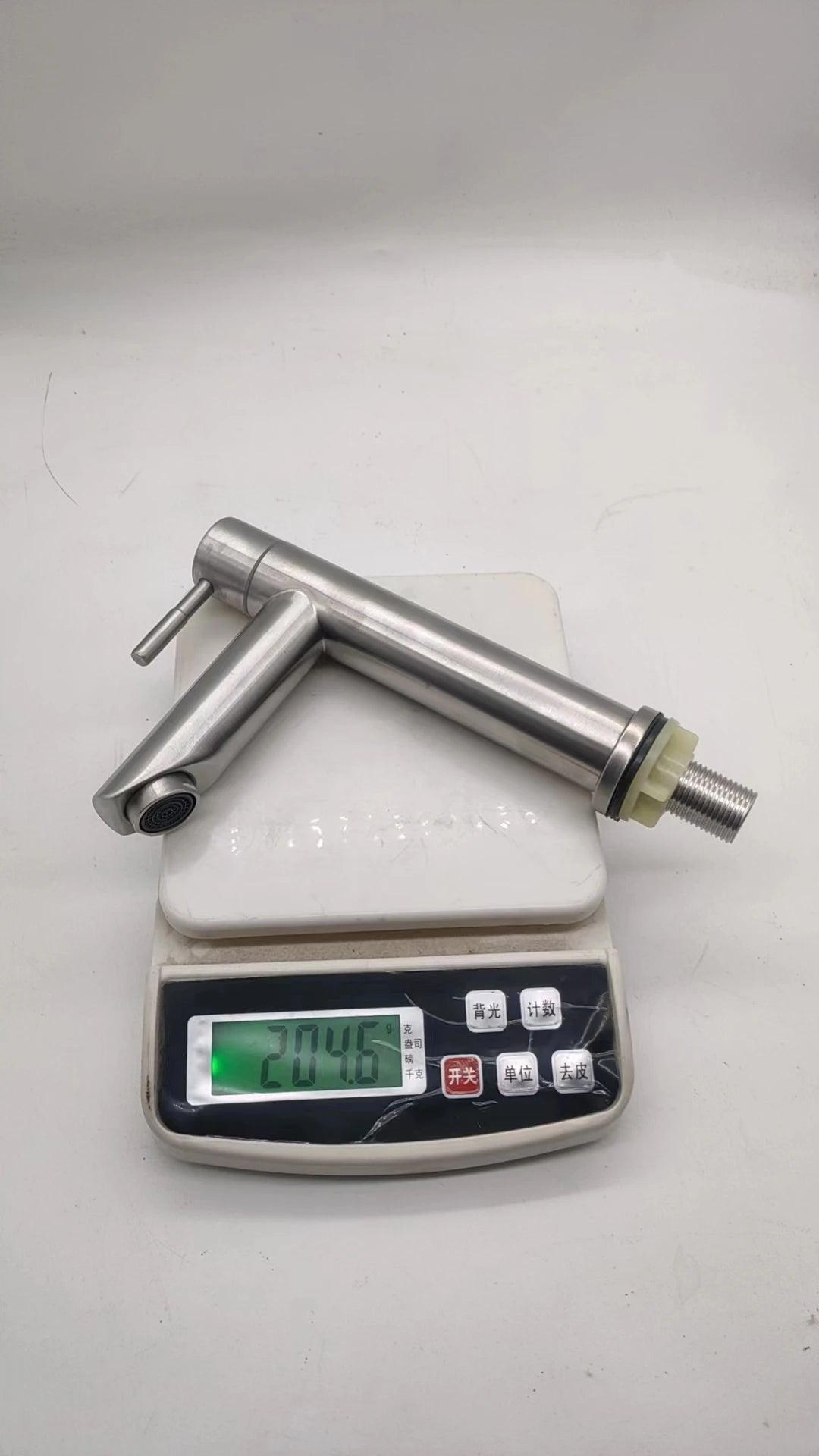 Stainless Steel Single Cold Bathroom Faucet Durable Design - Smarsty