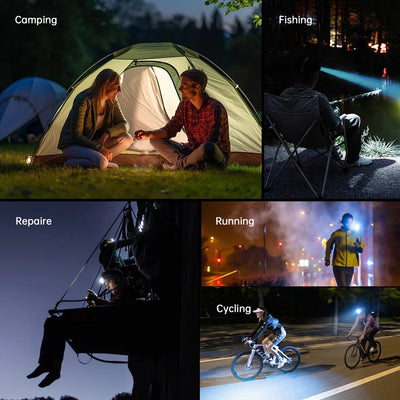 SOFIRN HS42 Headlamp 2100lm 18650 EDC USB C Rechargeable with Power Bank Flashlight SST40 LED Torch with Magnetic for Camping - Smarsty